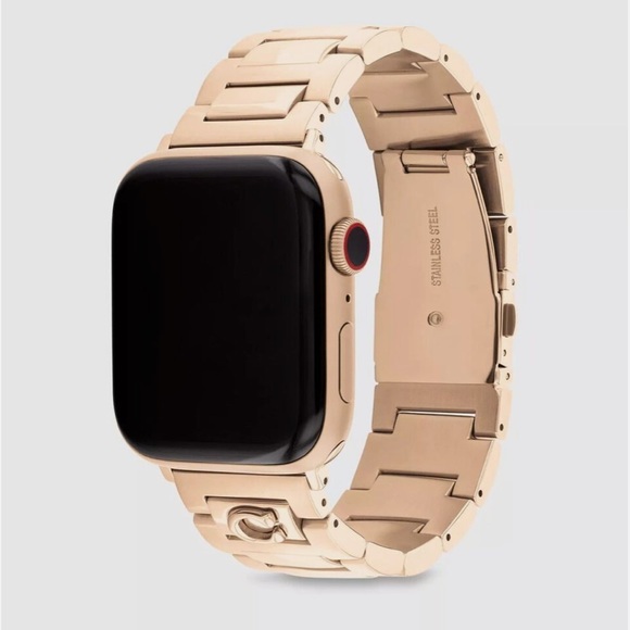 NIB Coach Apple Watch Band 42/44/45mm - Picture 1 of 5